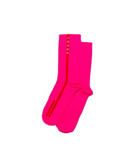 prada socks pink